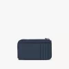 Alphabet wallet in grained leather