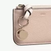 Alphabet wallet in grained leather