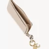 Alphabet wallet in grained leather