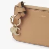 Alphabet wallet in grained leather
