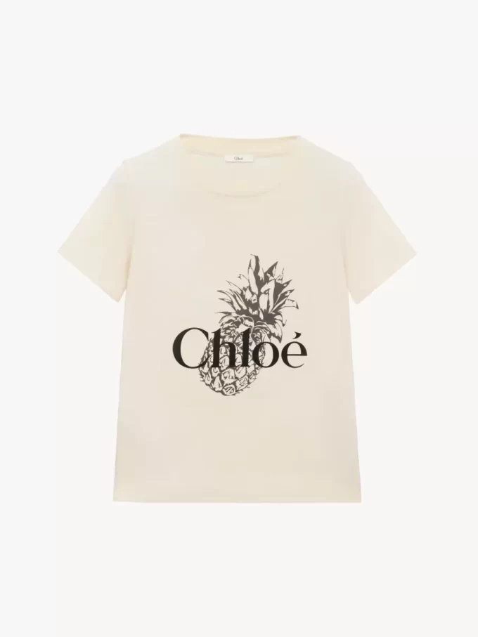 Baby fit logo T-shirt in cotton jersey