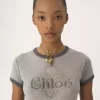 Baby fit logo T-shirt in cotton jersey