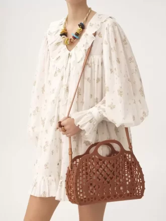 Chloé Cage tote bag in jelly