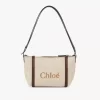 Chloé Carry shoulder bag in raffia