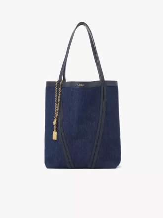 Chloé Spin tote bag in denim