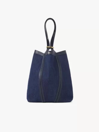 Chloé Spin tote bag in denim