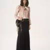 Château Treasures crossbody bag in grained & suede leather