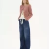 Cropped boxy jacket in velvet