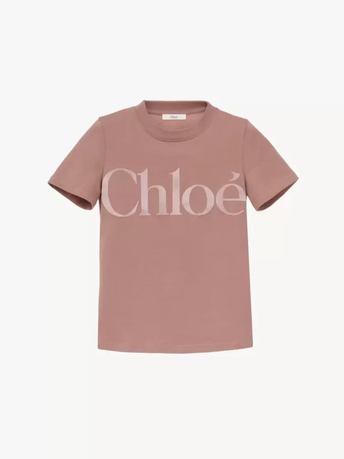 Fitted T-shirt in cotton jersey