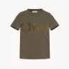 Fitted T-shirt in cotton jersey