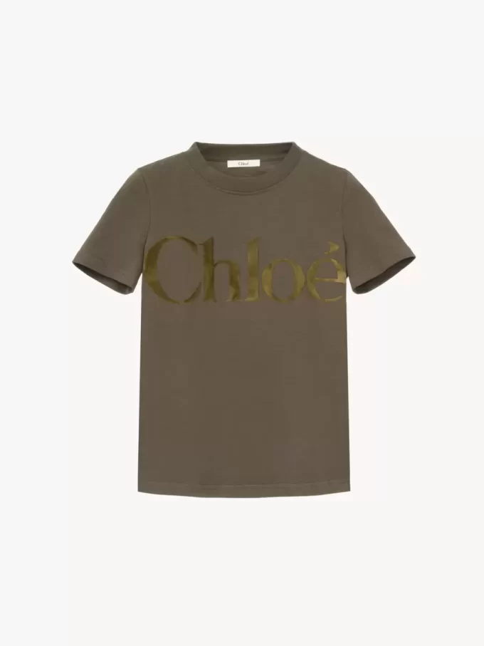 Fitted T-shirt in cotton jersey