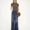 Fitted T-shirt in cotton jersey