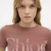 Fitted T-shirt in cotton jersey