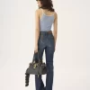 Fitted tank top in cotton