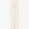 High-rise flare jeans in denim