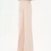 High-rise flare jeans in denim