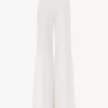 High-rise flared pants in cotton canvas High-rise flared pants in cotton canvas