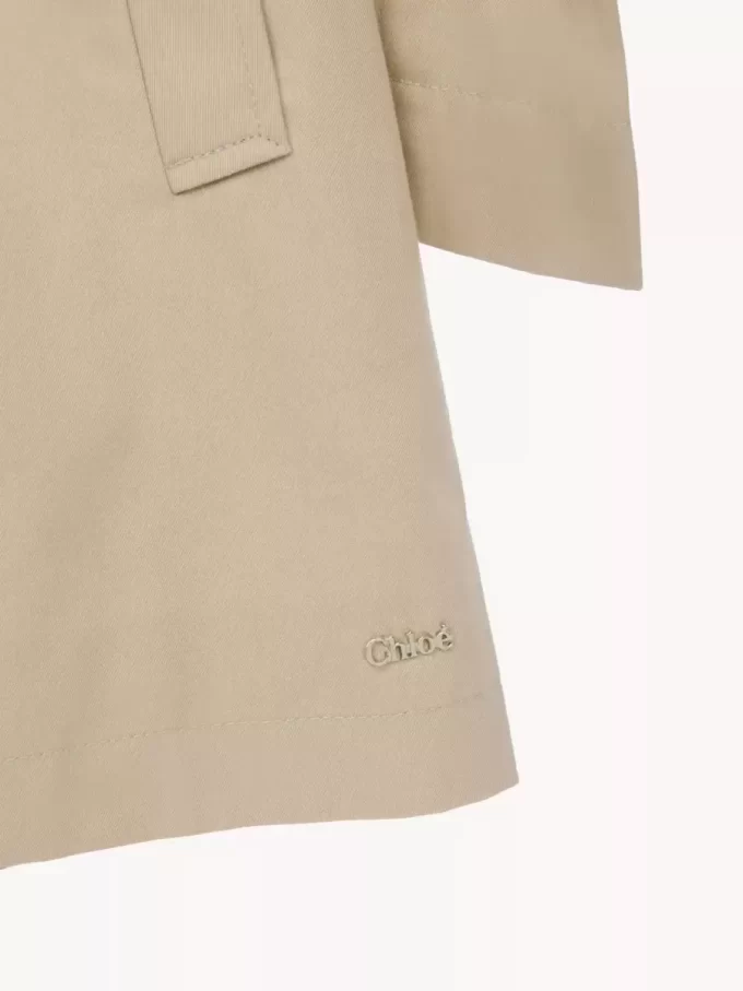 Hooded trench coat