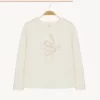 Kids’ long-sleeve logo top
