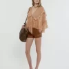 Large Bracelet Hobo bag in grained leather