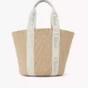 Large Woody basket in natural fibers