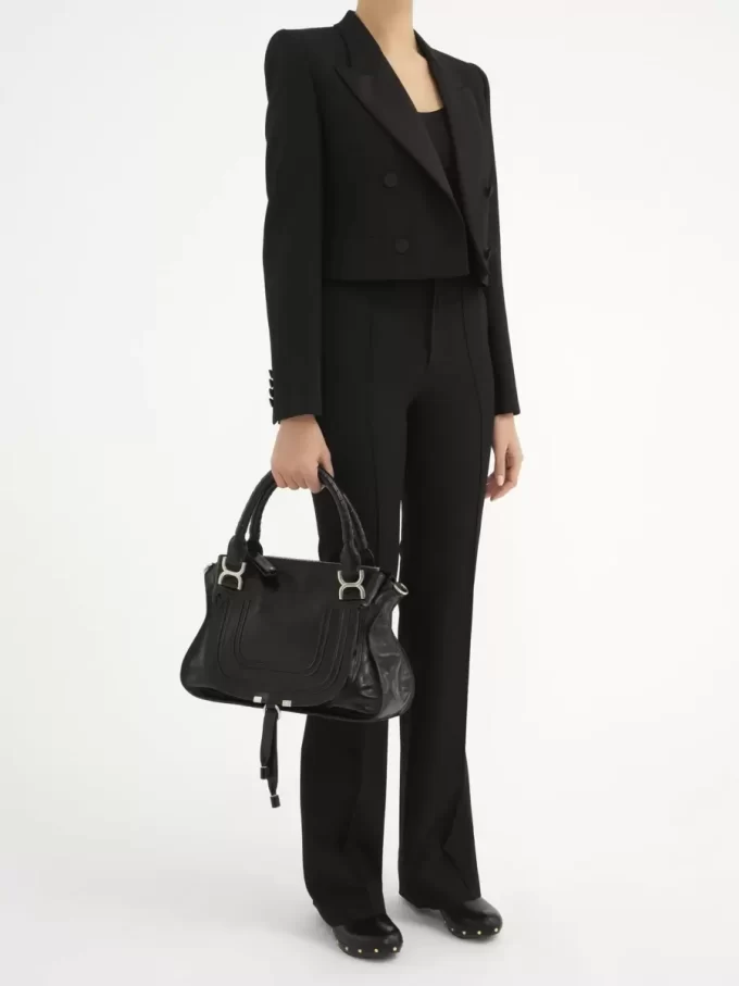 Marcie bag in shiny leather
