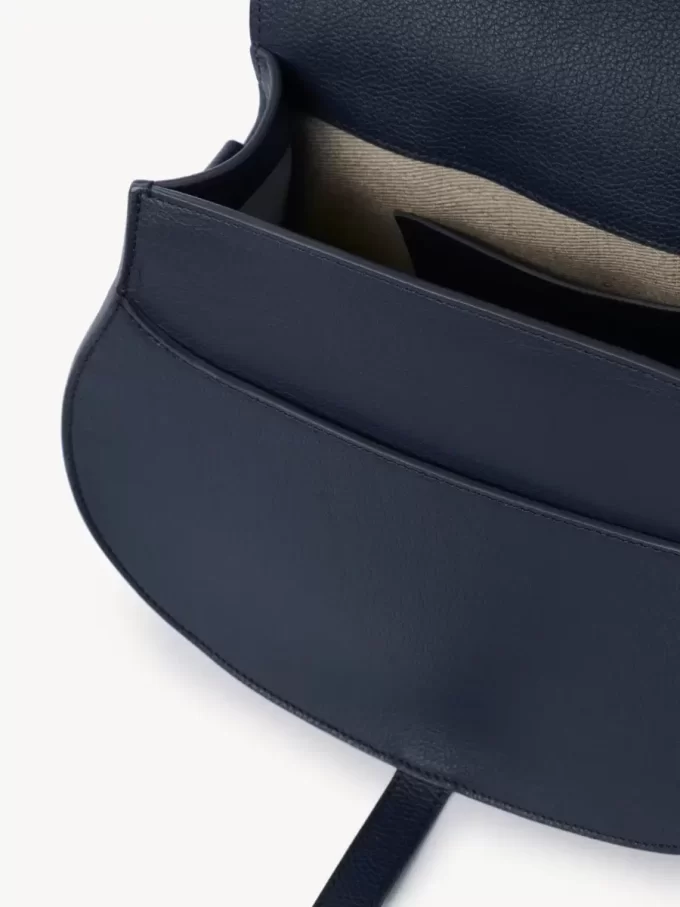 Marcie saddle bag in grained leather Marcie saddle bag in grained leather
