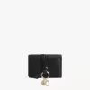 Mini Alphabet tri-fold in grained leather Mini Alphabet tri-fold in grained leather