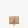 Mini Alphabet tri-fold in grained leather Mini Alphabet tri-fold in grained leather