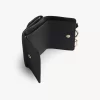 Mini Alphabet tri-fold in grained leather Mini Alphabet tri-fold in grained leather