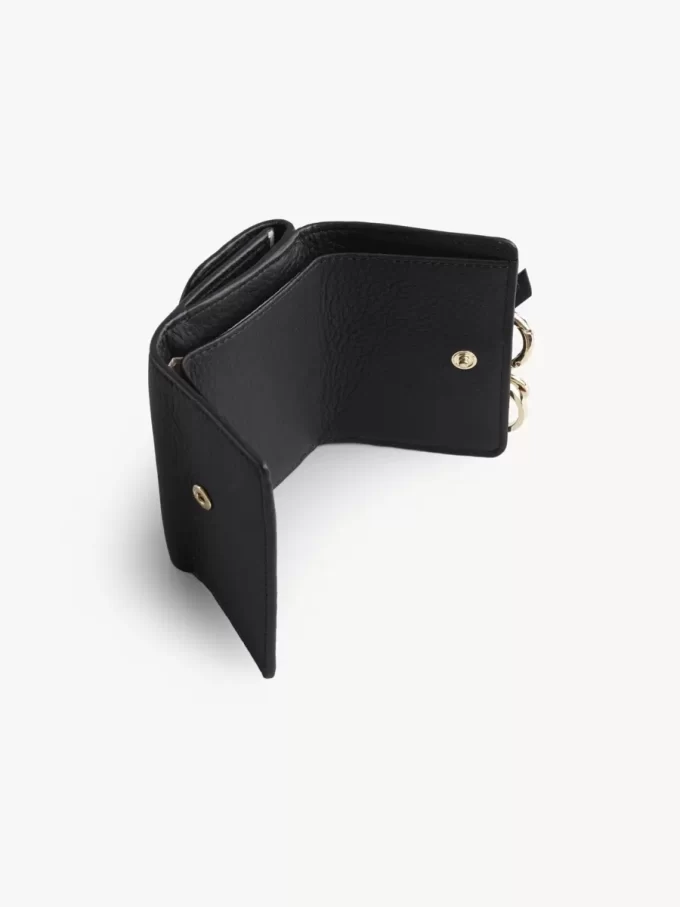 Mini Alphabet tri-fold in grained leather Mini Alphabet tri-fold in grained leather
