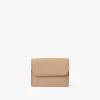 Mini Alphabet tri-fold in grained leather Mini Alphabet tri-fold in grained leather