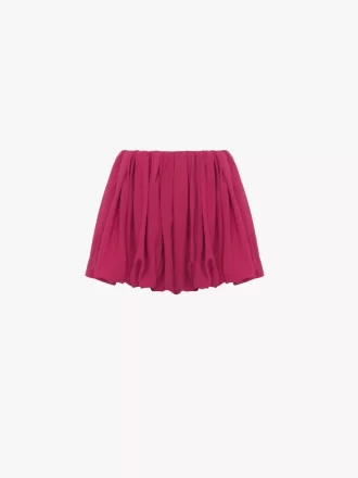 Mini bloomer shorts in silk charmeuse