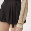 Mini bloomer shorts in washed silk habotai