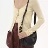 Mini Bracelet Hobo bag in grained leather