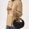 Mini Bracelet Hobo bag in suede leather Mini Bracelet Hobo bag in suede leather