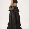 Mini Bracelet Hobo bag in suede leather