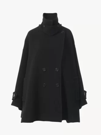 Oversized coat in wool Oversized coat in wool