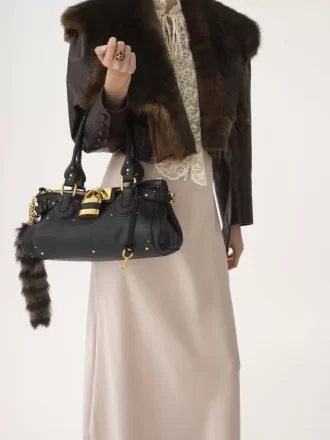 Paddington bag in grained leather
