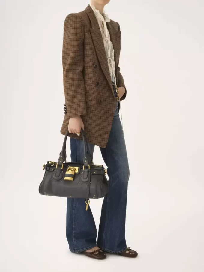 Paddington bag in grained leather