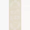 Rectangular stole in wool & silk broderie anglaise