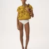 Ruffled bikini bottoms