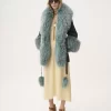 Short coat in leather Short coat in leather