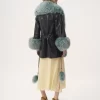 Short coat in leather Short coat in leather