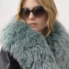 Short coat in leather Short coat in leather