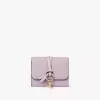 Small Alphabet tri-fold in grained leather Small Alphabet tri-fold in grained leather