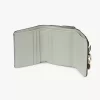 Small Alphabet tri-fold in grained leather