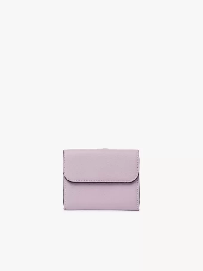 Small Alphabet tri-fold in grained leather Small Alphabet tri-fold in grained leather