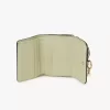Small Alphabet tri-fold in grained leather