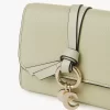 Small Alphabet tri-fold in grained leather